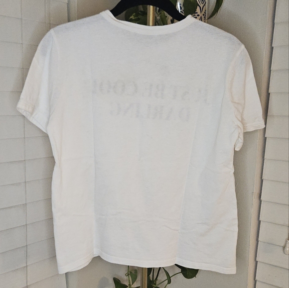 Zara Trafaluc White Tee - Picture 2 of 4